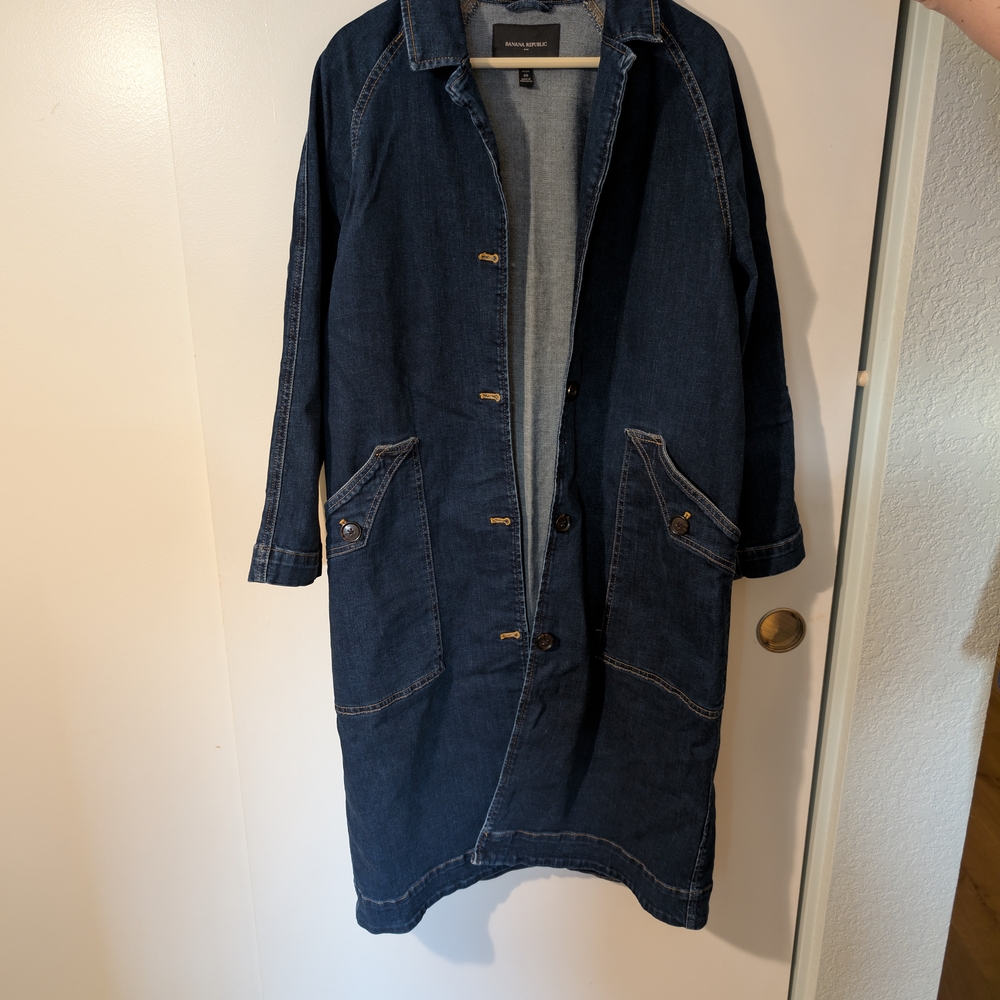 Banana Republic Blue Jean Jacket Relaxed Fit